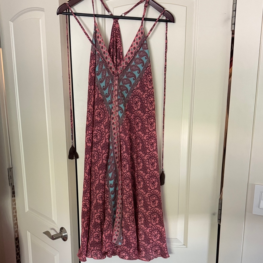 India Boutique Floral Pink Dress